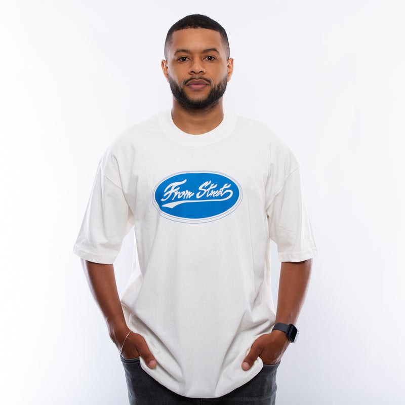 Camisa Oversized - Retrô Azul