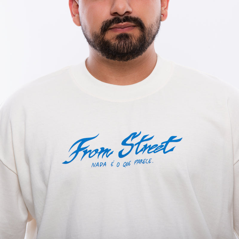 Camisa Oversized - Bodão Marrom - Off-White