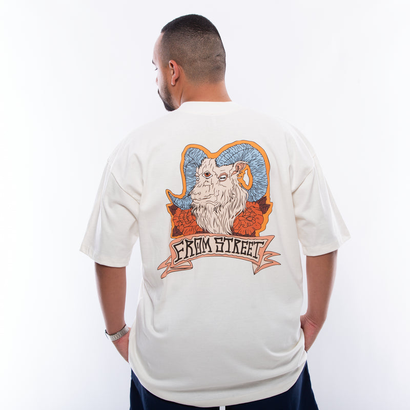 Camisa Oversized - Bodão Marrom - Off-White