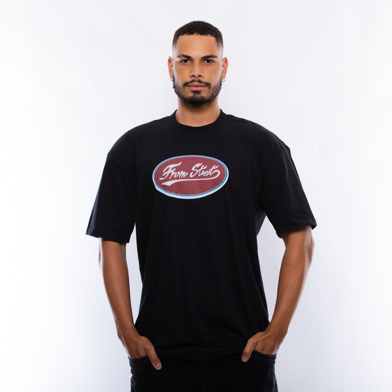 Camisa Oversized - Retrô Vermelha